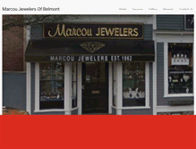 Tablet Screenshot of marcoujewelersofbelmont.com